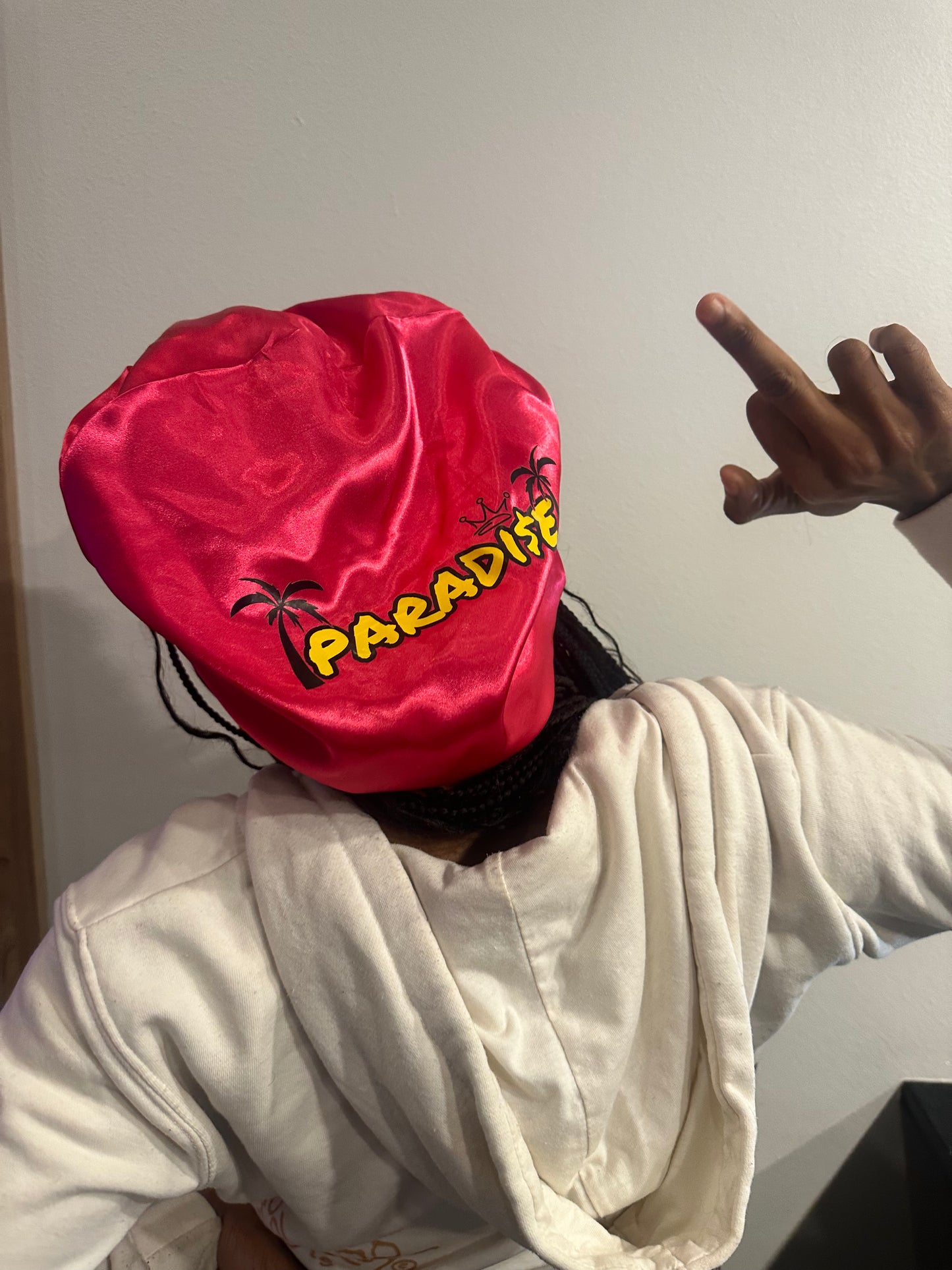 The Strawberry Shortcake Limited Edition Pink Satin Bonnet - LOW STOCK
