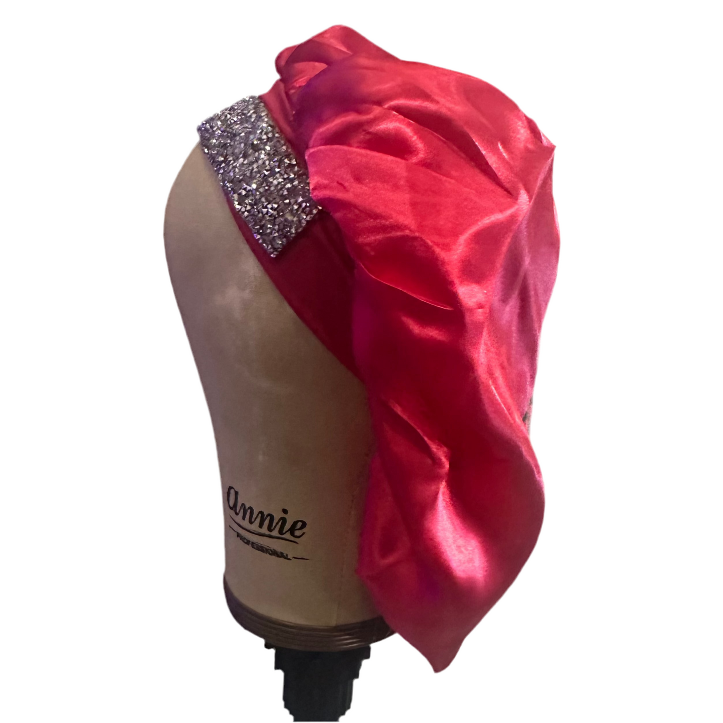 The Strawberry Shortcake Limited Edition Pink Satin Bonnet - LOW STOCK