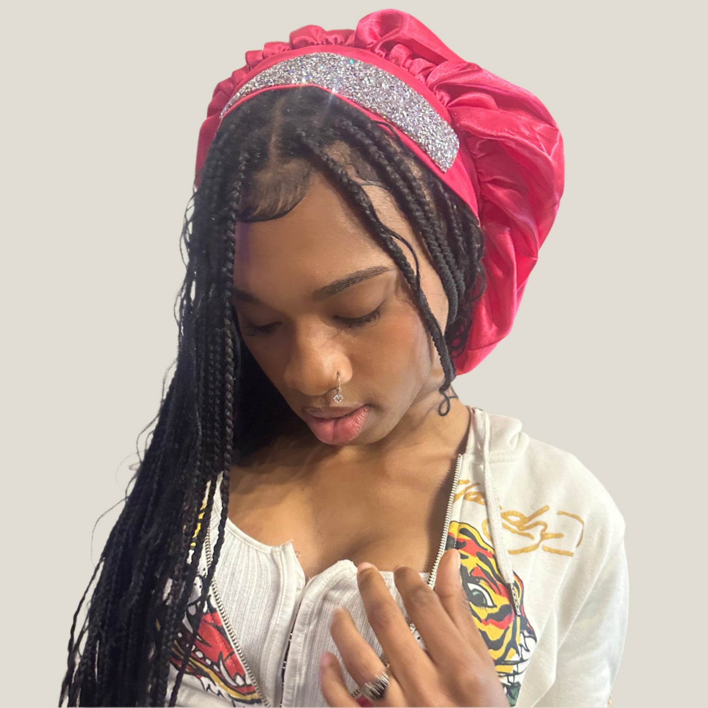 The Strawberry Shortcake Limited Edition Pink Satin Bonnet - LOW STOCK